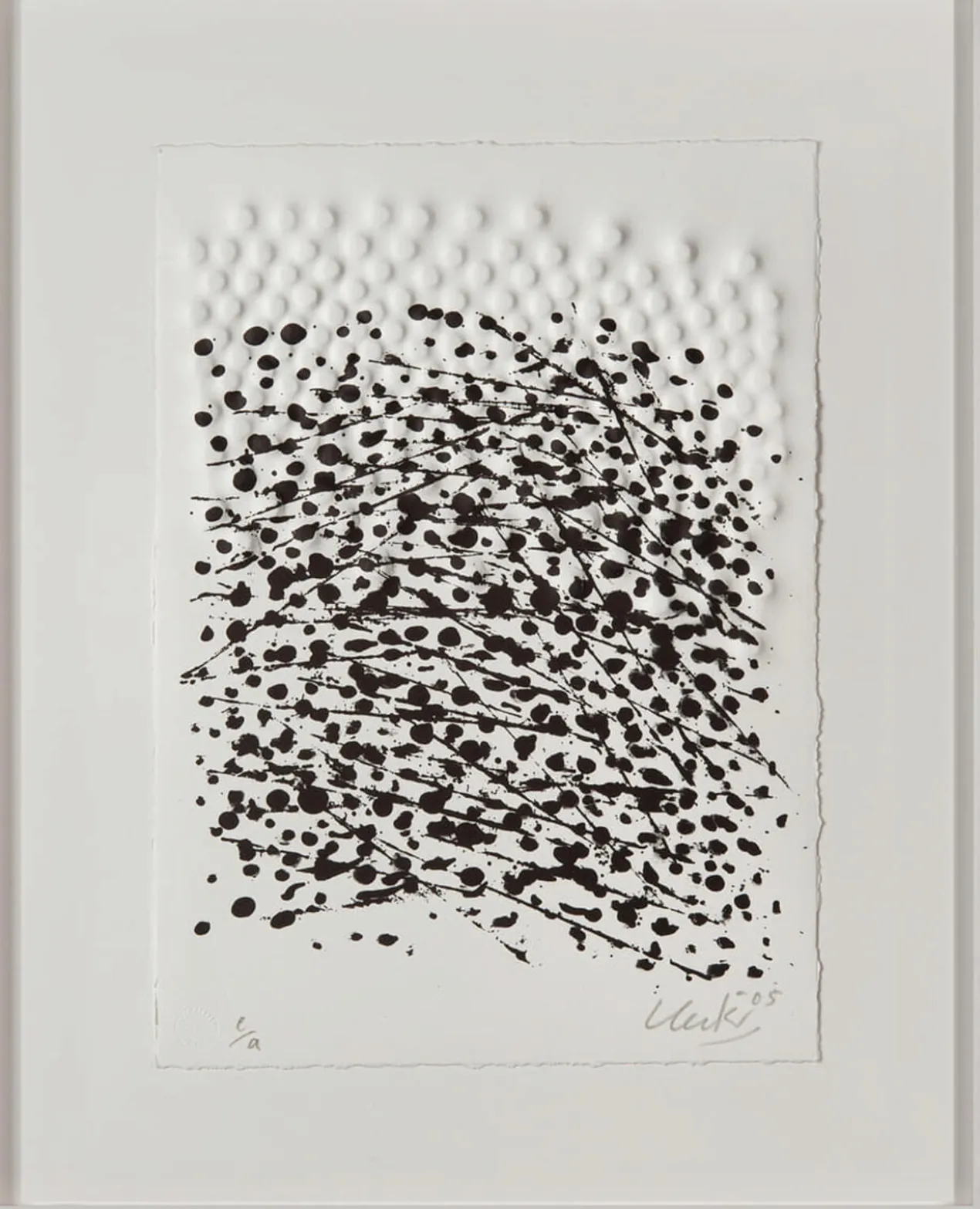 Günther Uecker – Strömung I, 2005