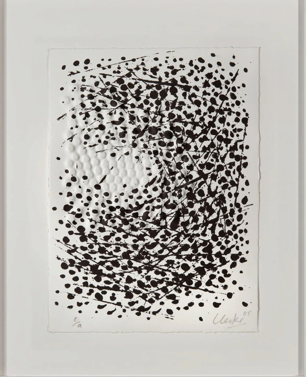 Günther Uecker – Strömung II, 2005