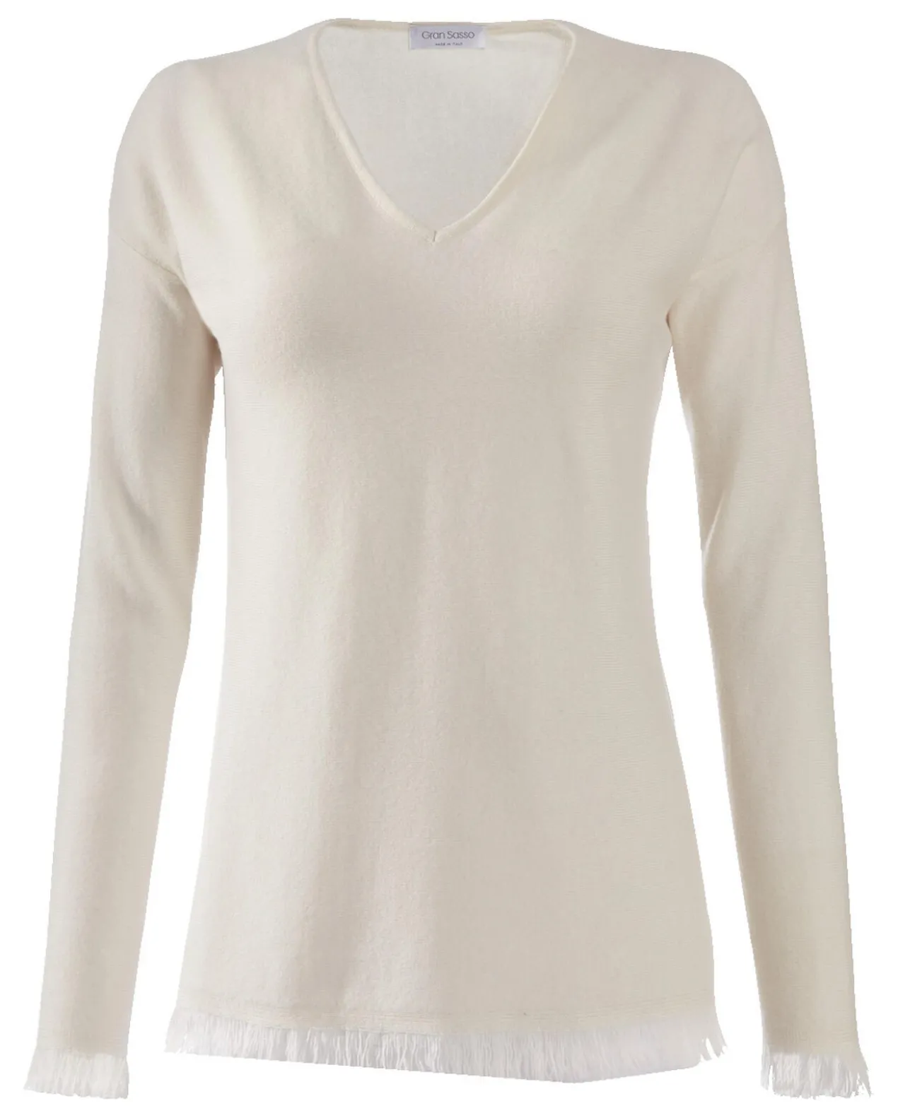 Gran Sasso Fransen-Pullover
