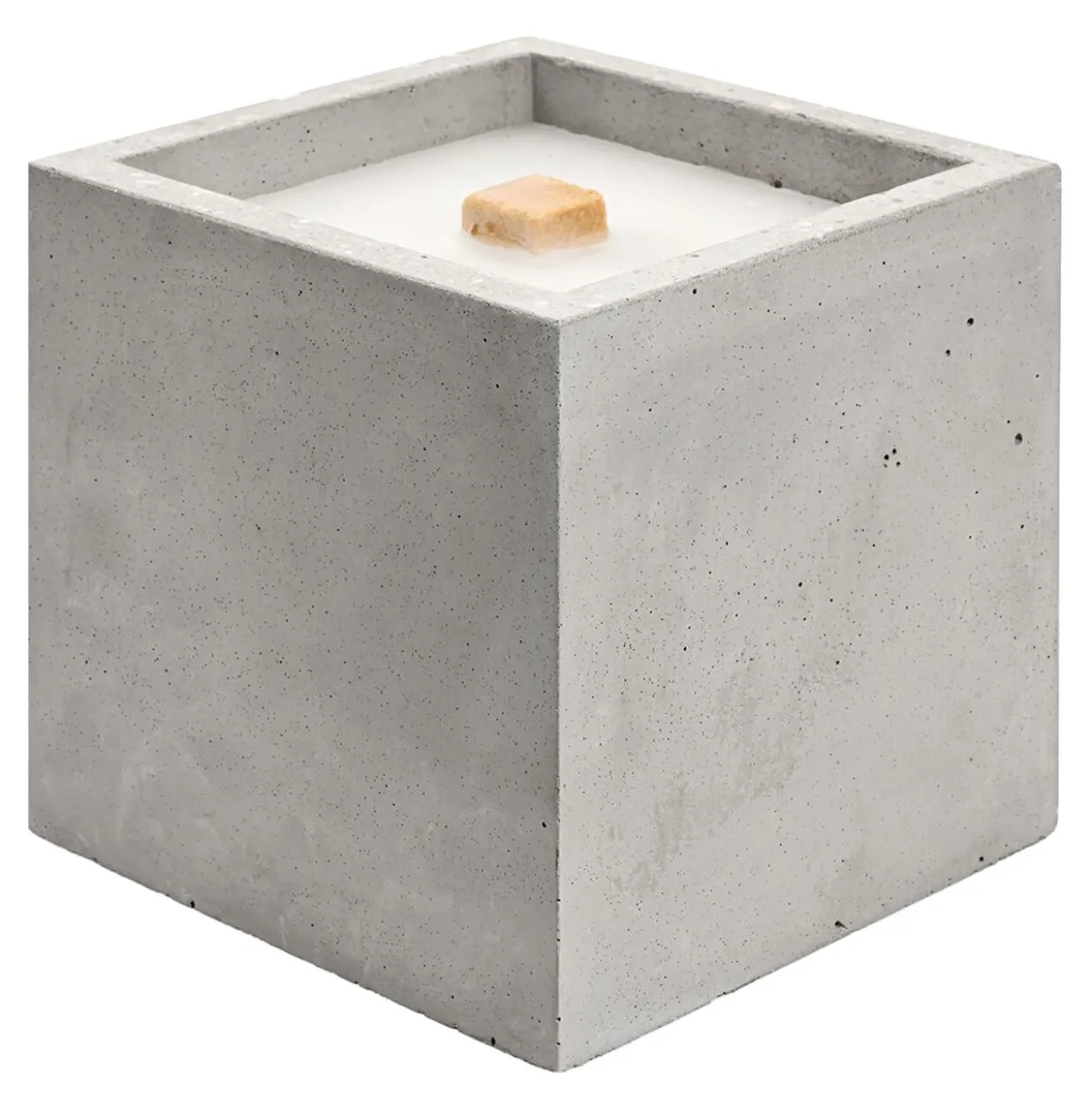 Handgefertigtes Beton-Wachslicht