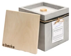 Handgefertigtes Beton-Wachslicht