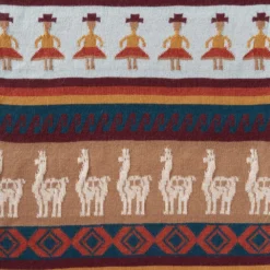 Handgestrickter Alpaka-Schal