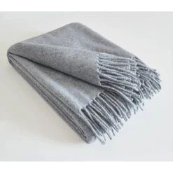 Handgewebte Kaschmir-Kuscheldecke