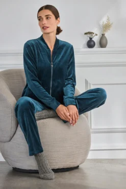 Hanro Loungewear-Samt-Anzug