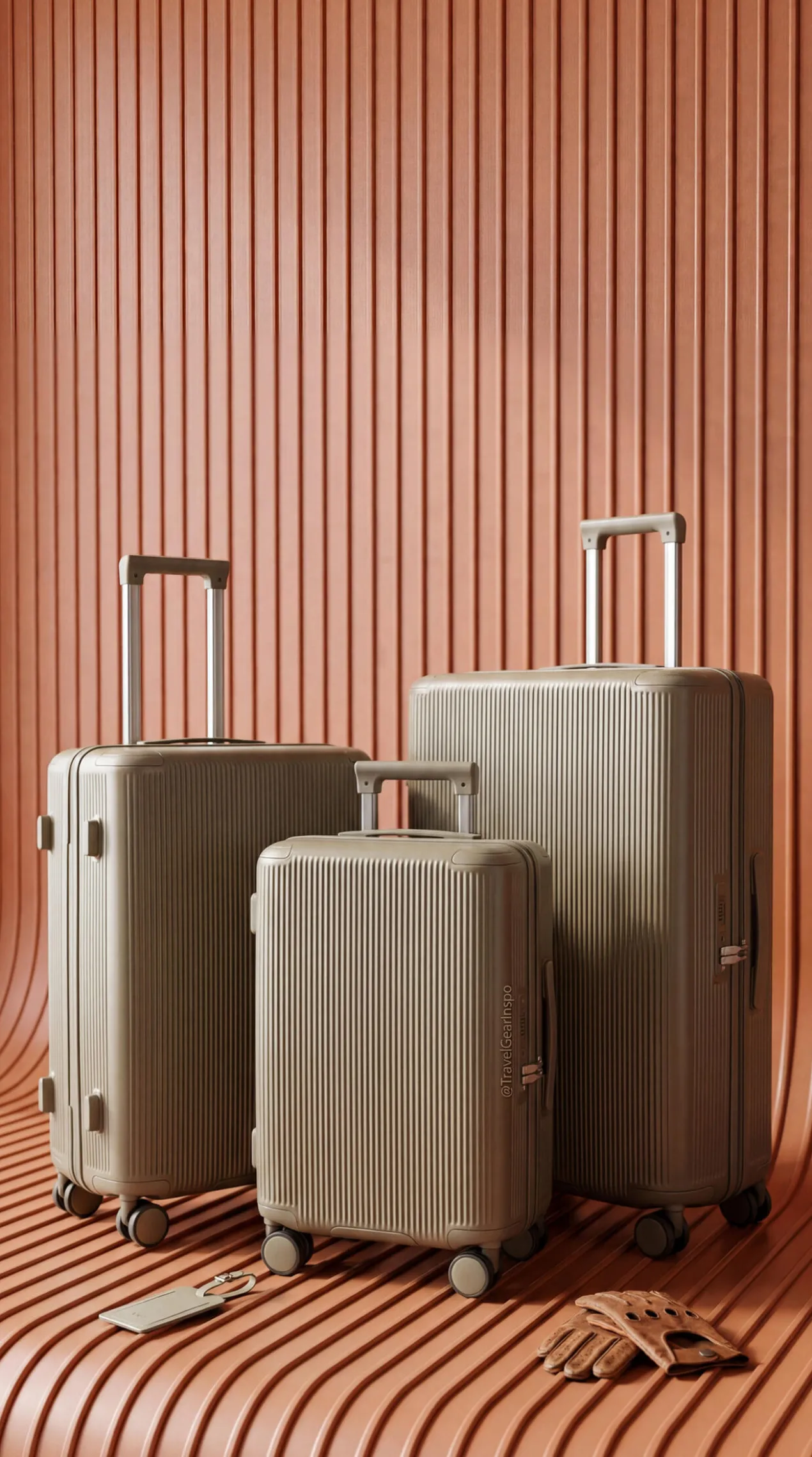 Hartschalen-Trolley, 3er-Set