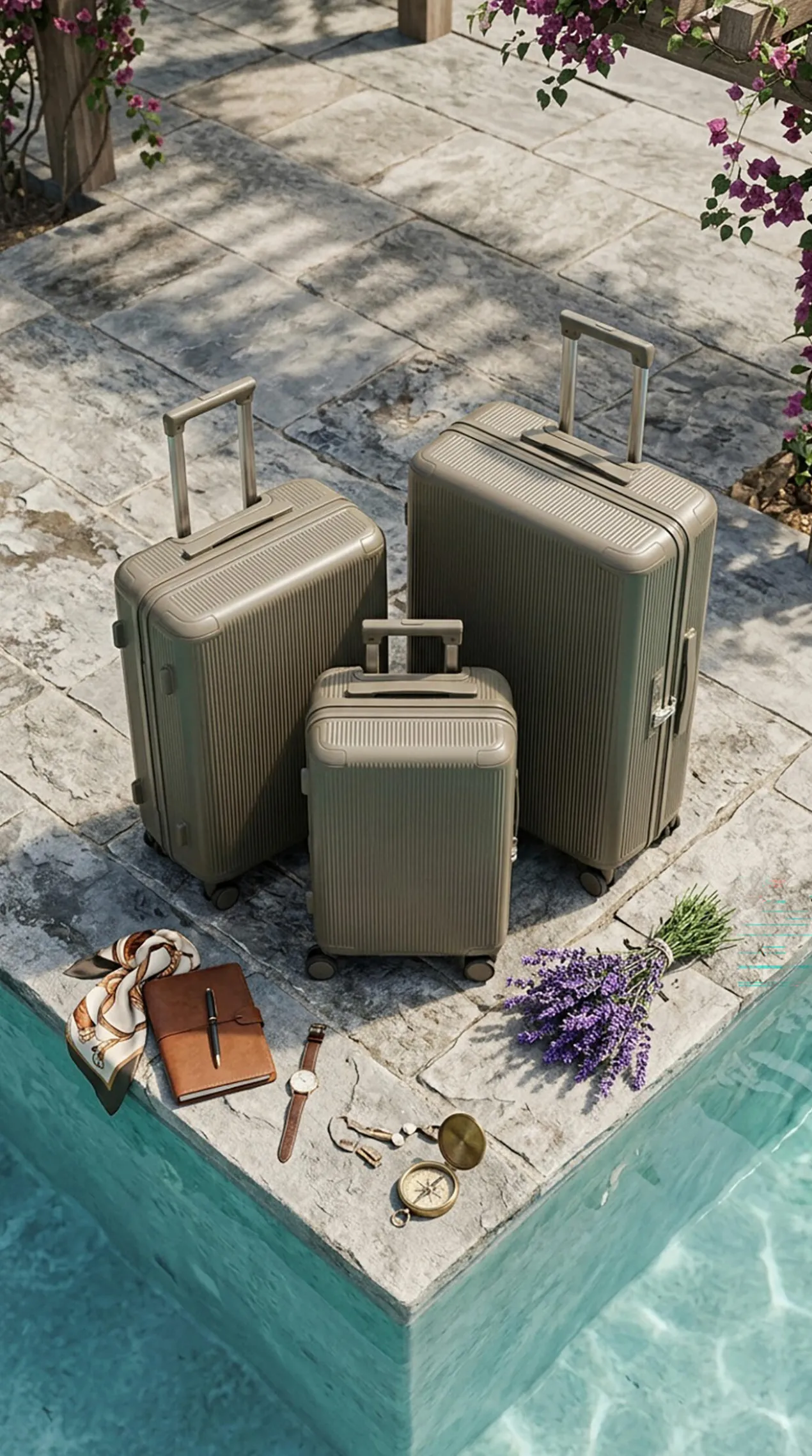 Hartschalen-Trolley, 3er-Set