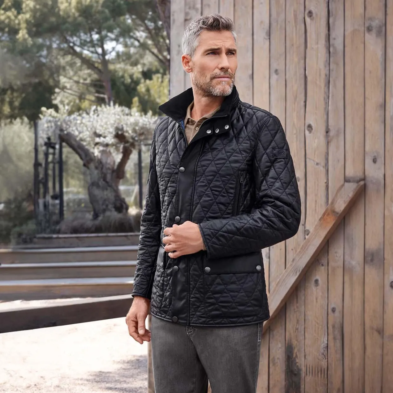 Heinz Bauer Lammnappa-Steppjacke