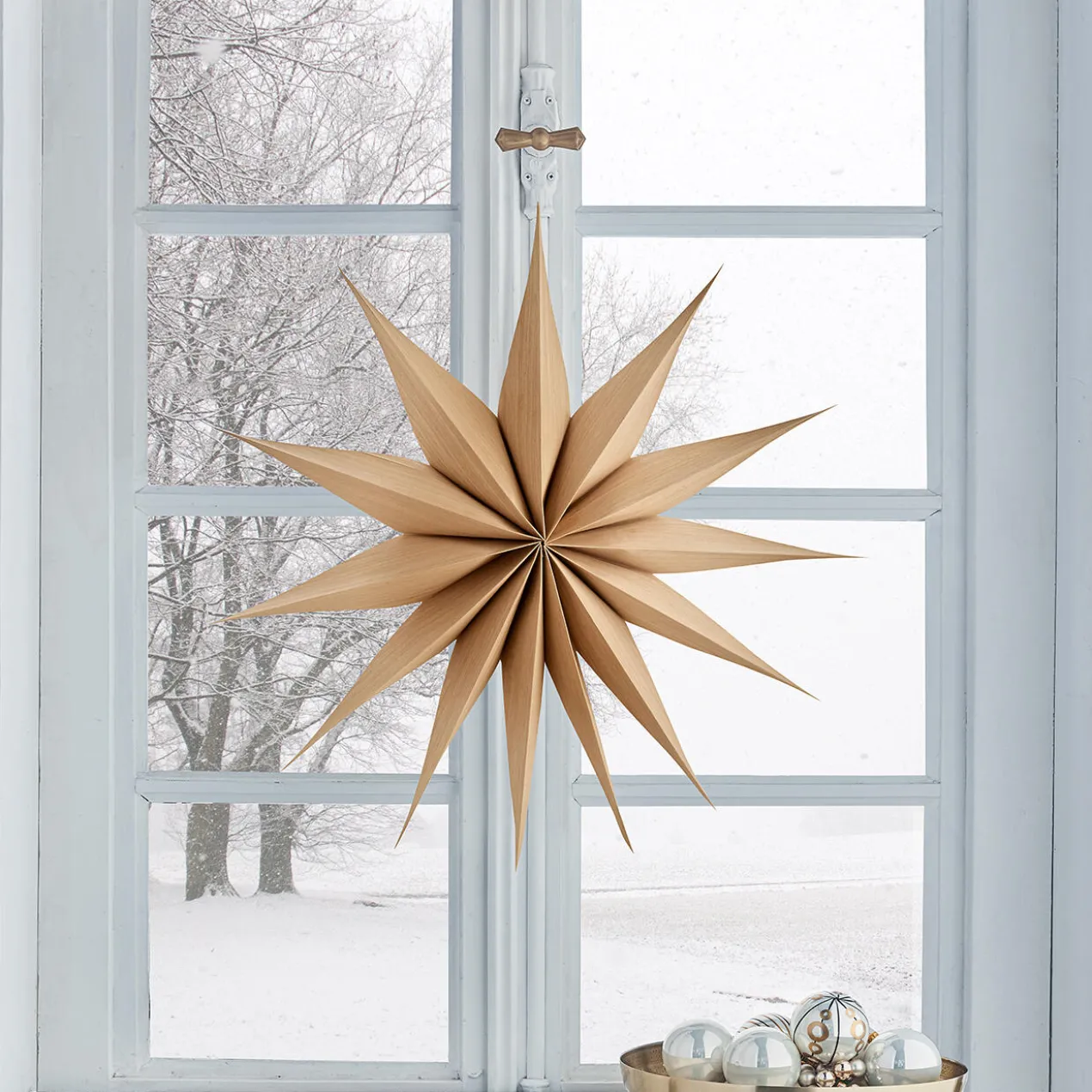 Holz-Weihnachtsstern