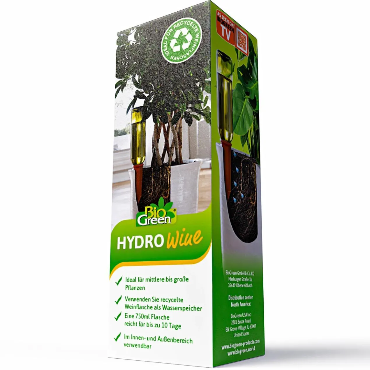 Hydro Wine Tonkegel oder Adapter, 4er-Set
