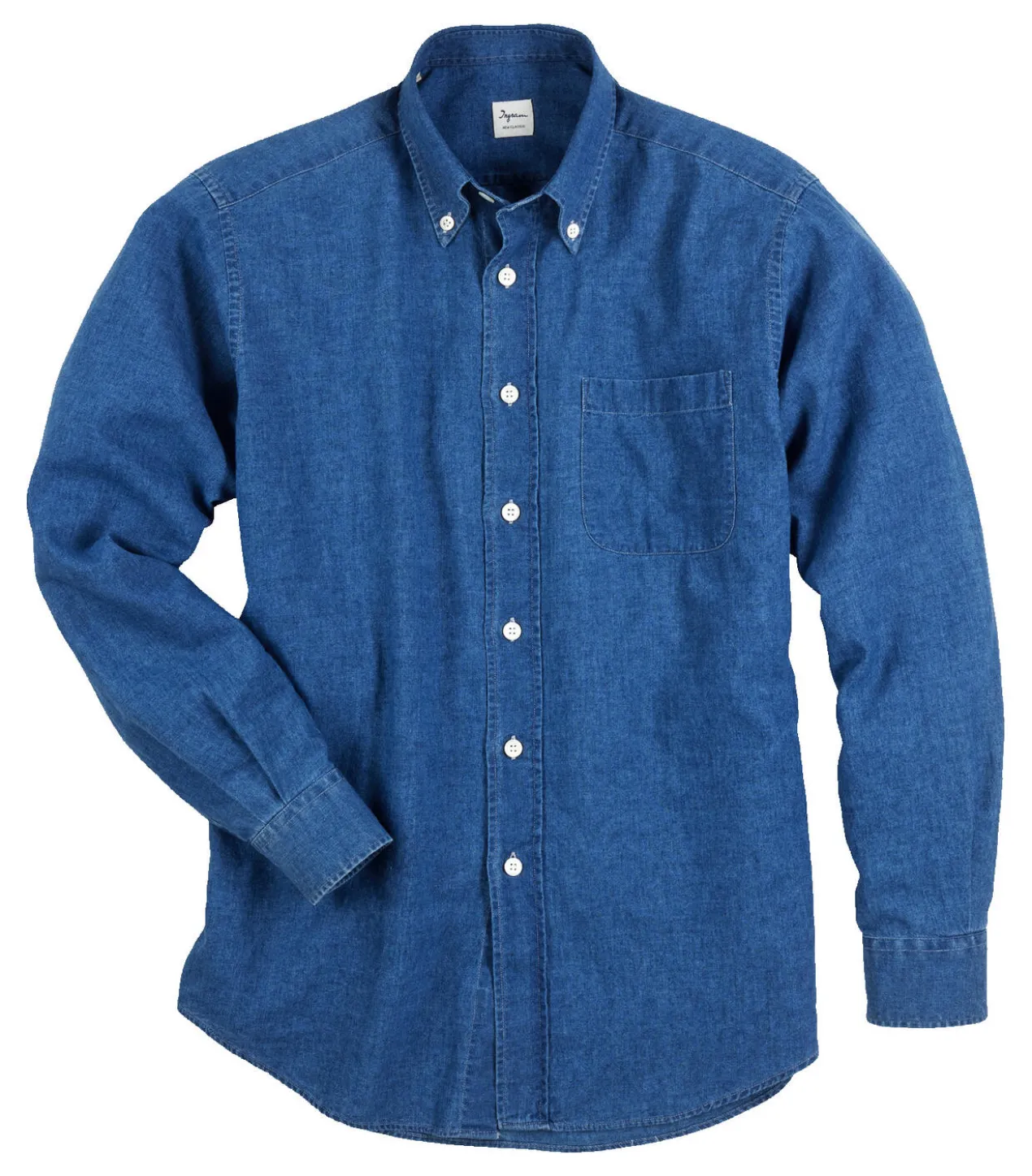 Ingram Leinen-Denim-Hemd