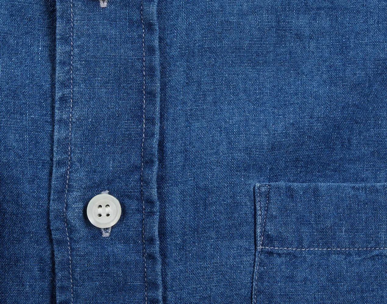 Ingram Leinen-Denim-Hemd