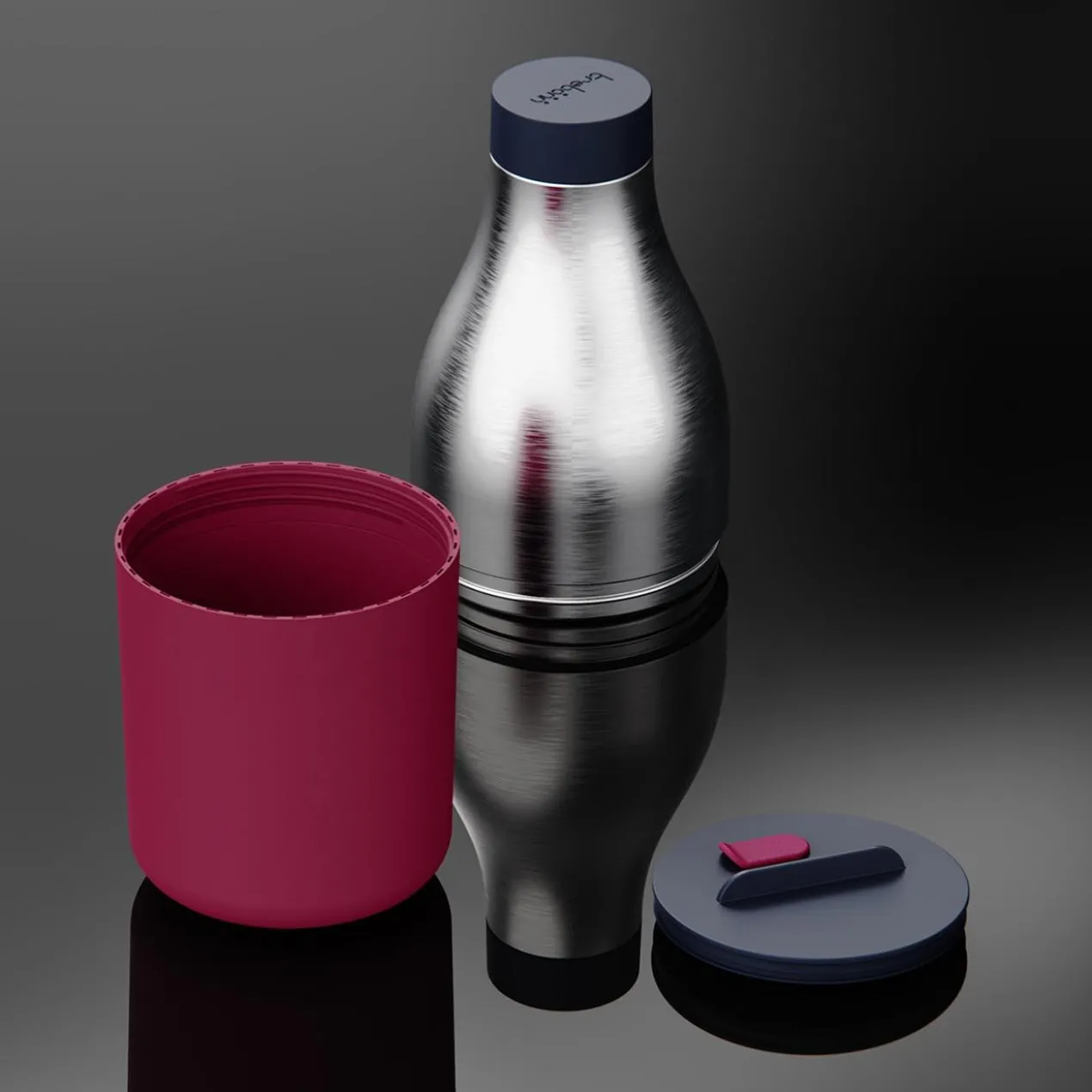 2-in-1 Lunchcontainer/Trinkflasche