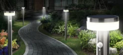 Intelligente Solar-Gartenleuchte