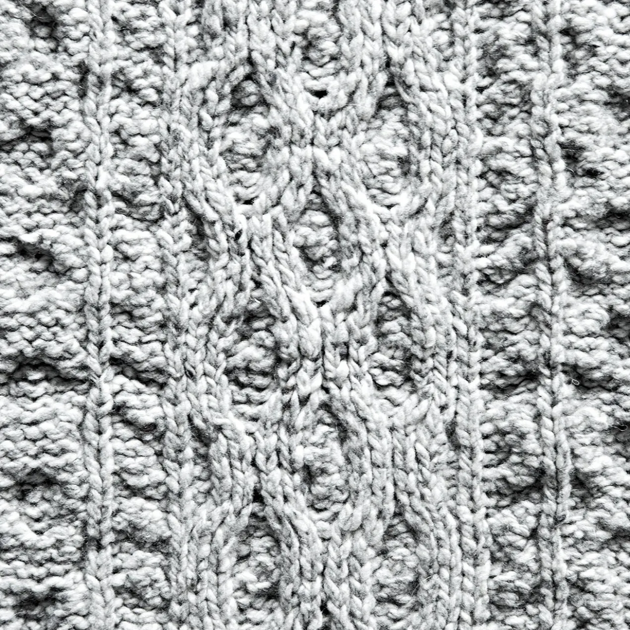 IrelandsEye Aran-Strickplaid