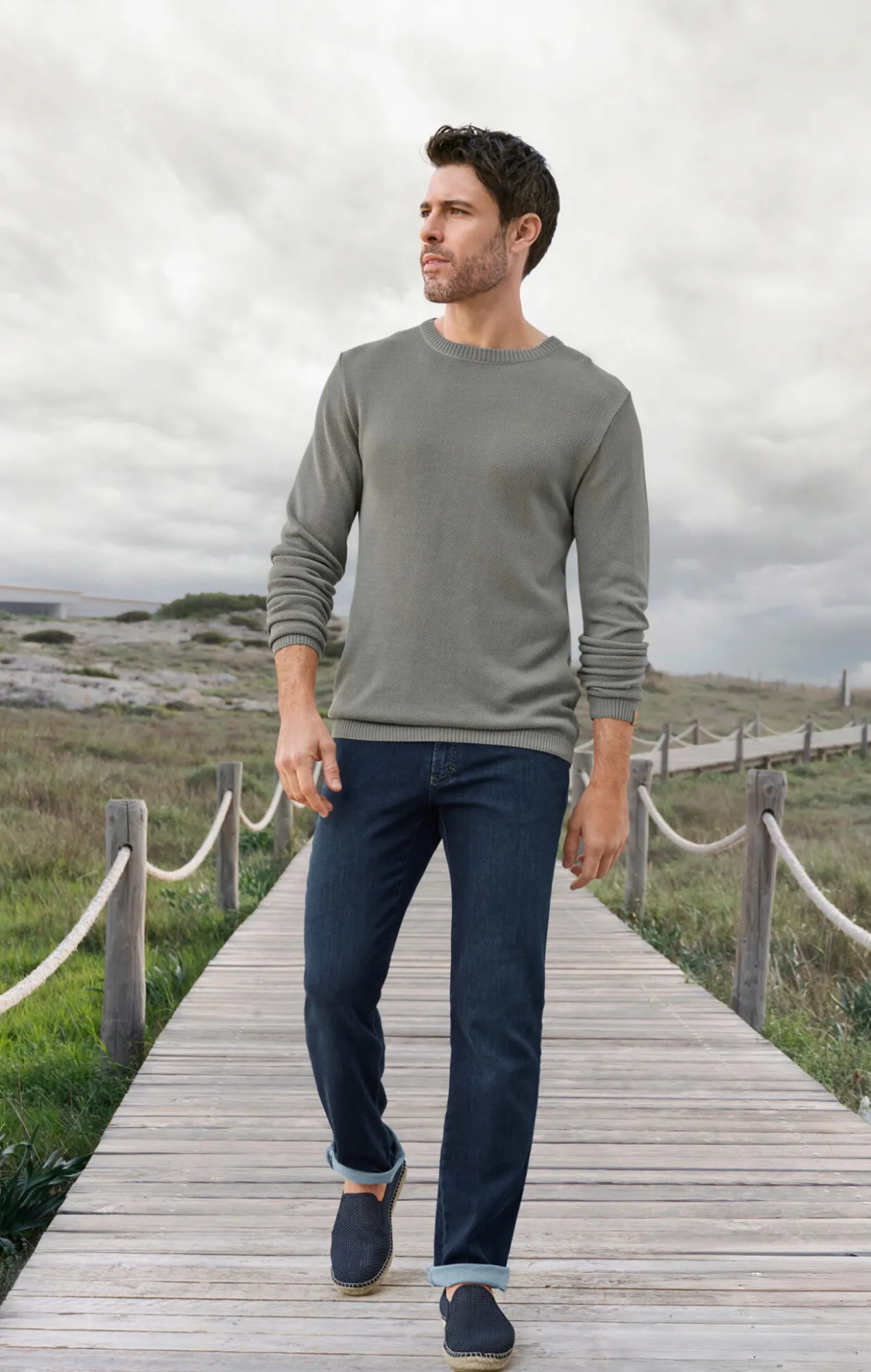 Ivanhoe Tencel-Piqué-Pullover