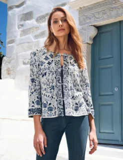 IVKO Floral-Cardigan