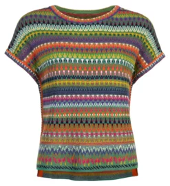 IVKO Jacquard-Boxy-Strickshirt