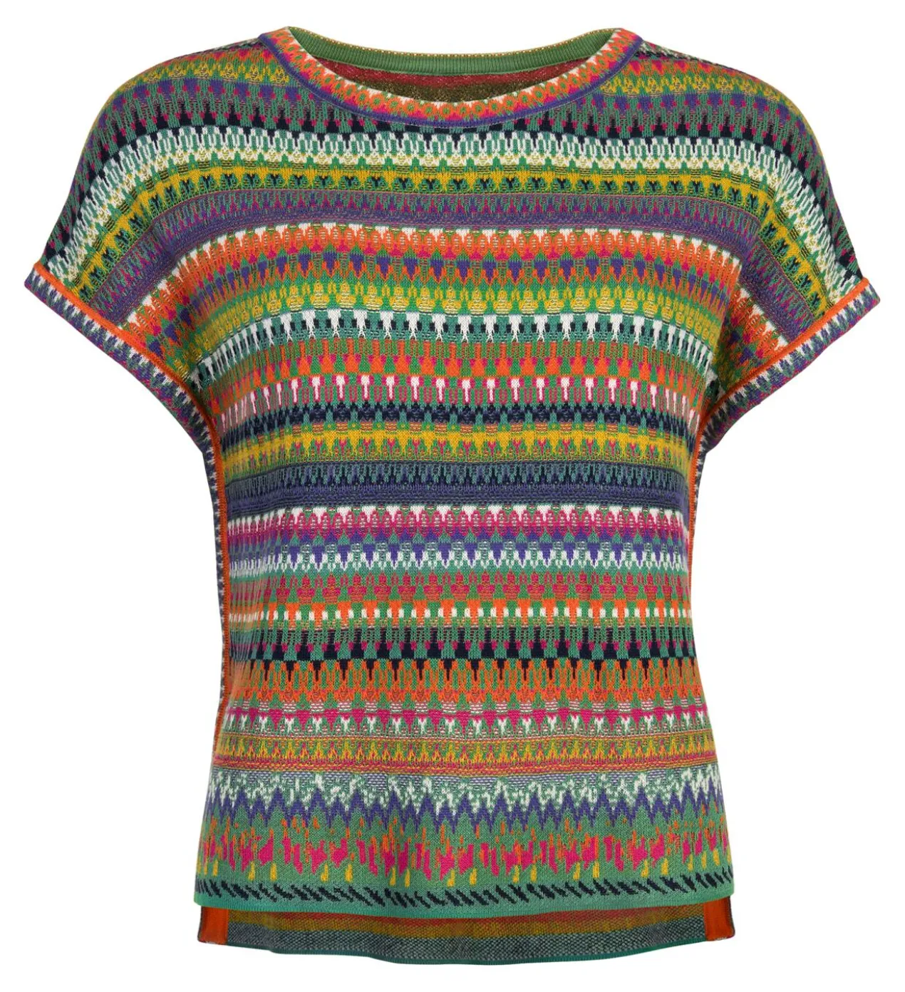 IVKO Jacquard-Boxy-Strickshirt
