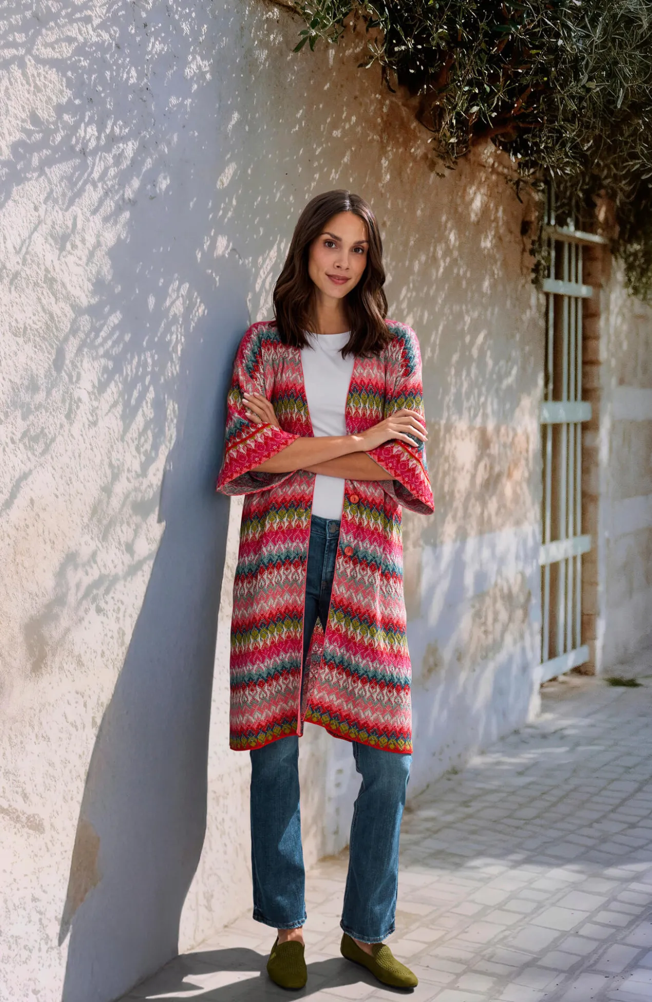 IVKO Jacquard-Langcardigan