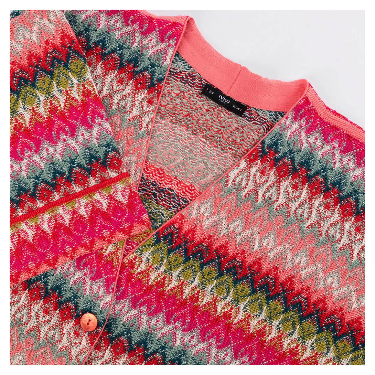IVKO Jacquard-Langcardigan