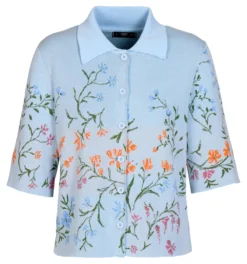 IVKO Jacquard-Strickpolo