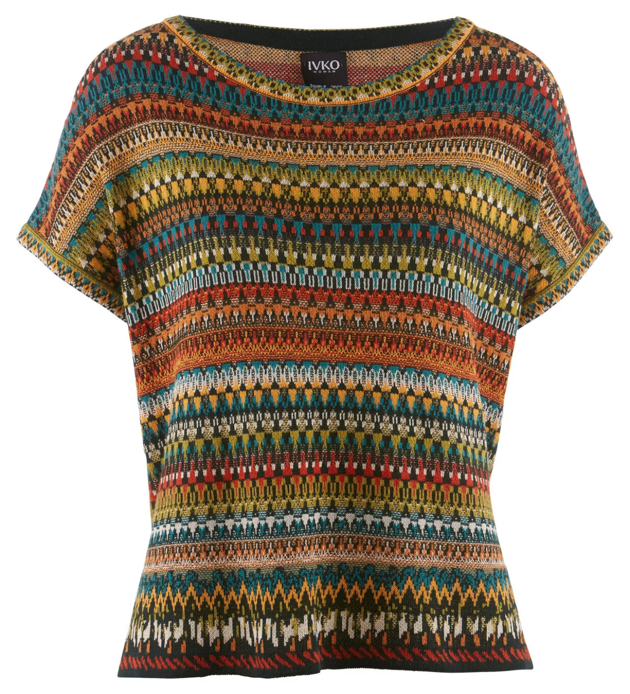 IVKO Jacquard-Strickshirt