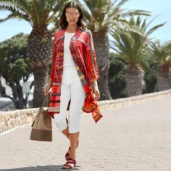 IVKO Kimono-Strickjacke