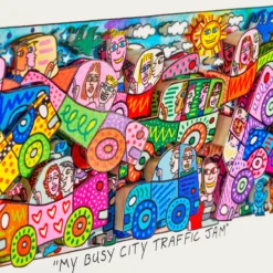 James Rizzi – My Busy City Traffic Jam
