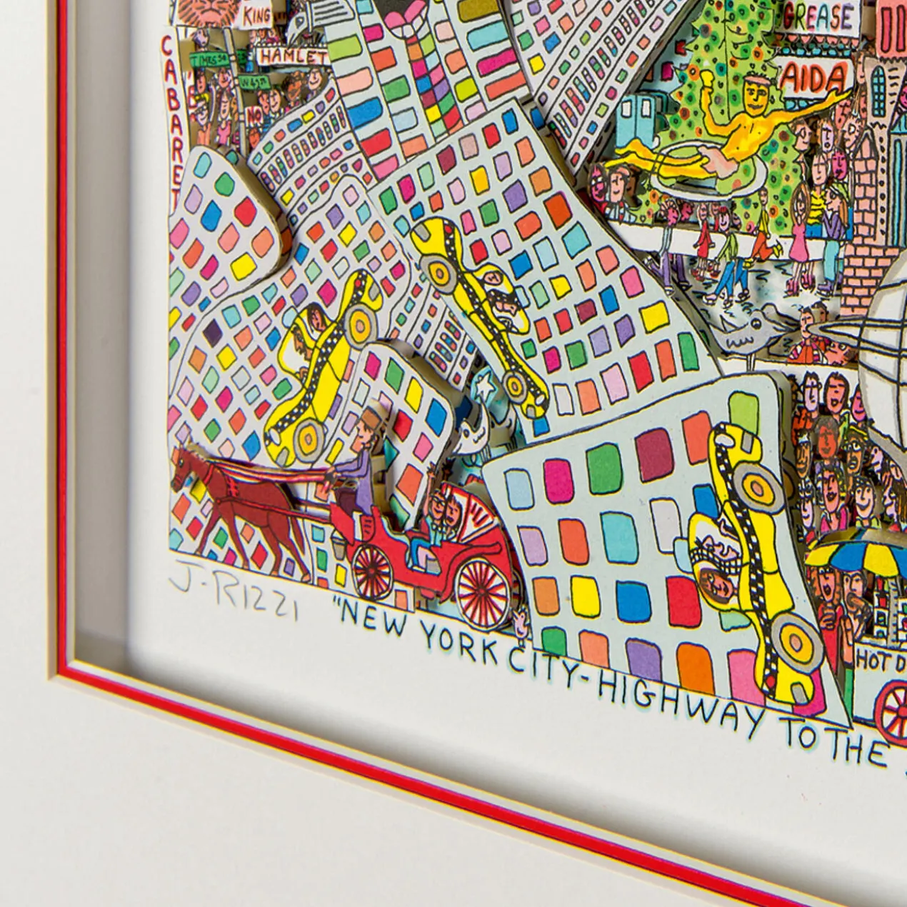 James Rizzi – New York City – Highway to the Sky 2006