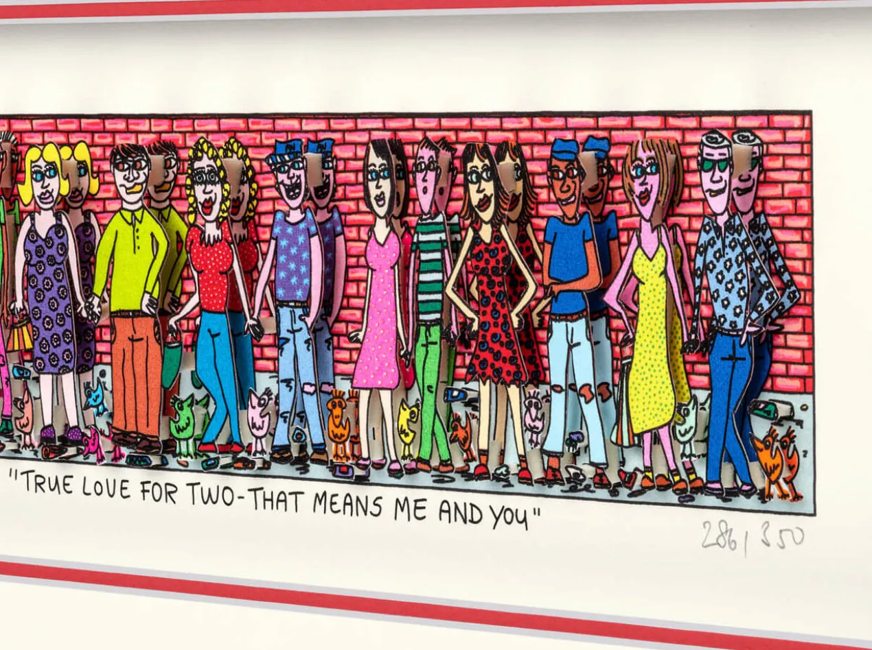 James Rizzi – True love for two - That means me and you