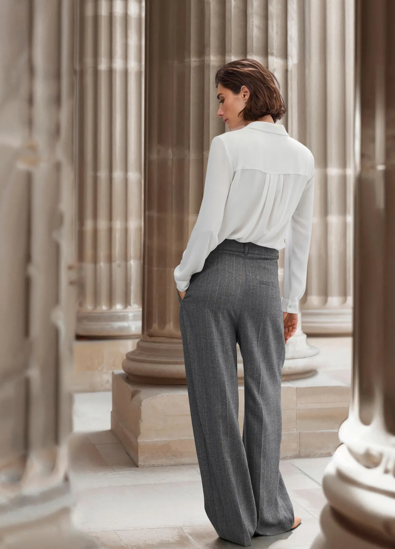 Janice & Jo High-Low-Bluse