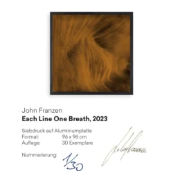 John Franzen – Each Line One Breath, 2023