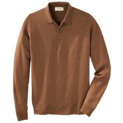 John Smedley 30-Gauge-Langarm-Polo