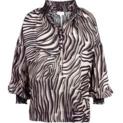Joyce & Girls Wollseiden-Tunika-Bluse
