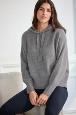 Junghans 1954 Boiled Cashmere Hoodie, Damen
