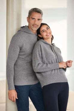 Junghans 1954 Boiled Cashmere Hoodie, Damen