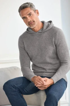 Junghans 1954 Boiled Cashmere Hoodie, Herren