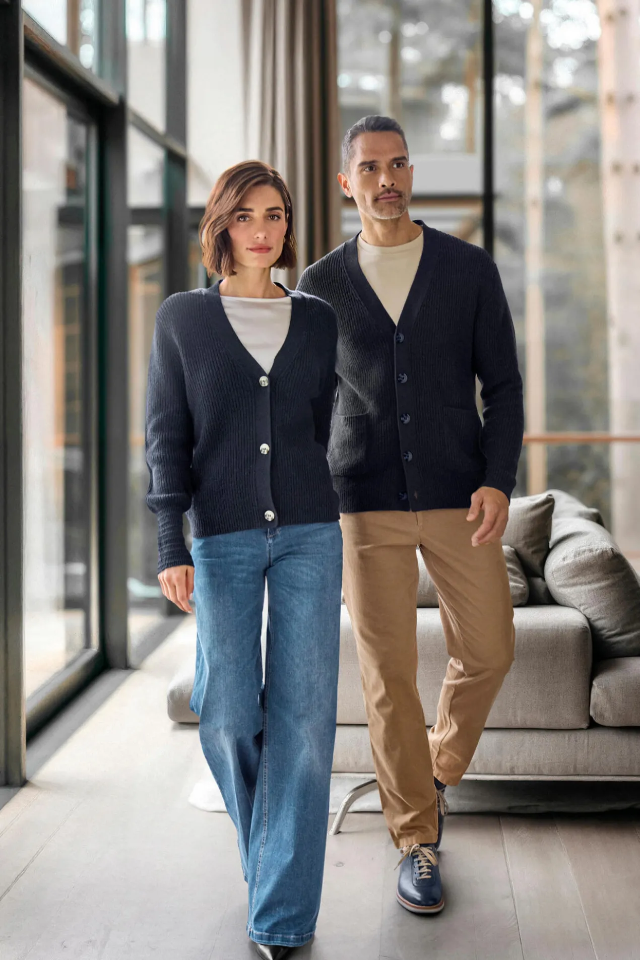 Junghans 1954 Kaschmir-Leinen-Cardigan