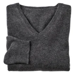 Junghans 1954 Kaschmir V-Pulli oder Rolli, Herren