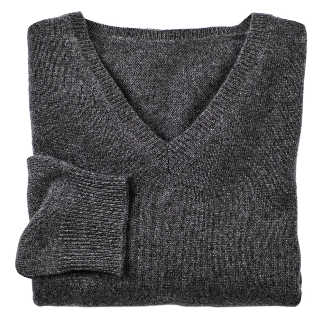 Junghans 1954 Kaschmir V-Pulli oder Rolli, Herren