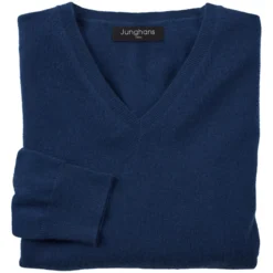 Junghans 1954 Kaschmir V-Pulli oder Rolli, Herren