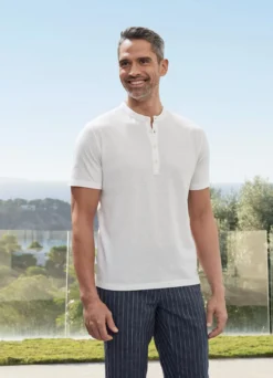 Junghans 1954 Piqué-Henley-Shirt