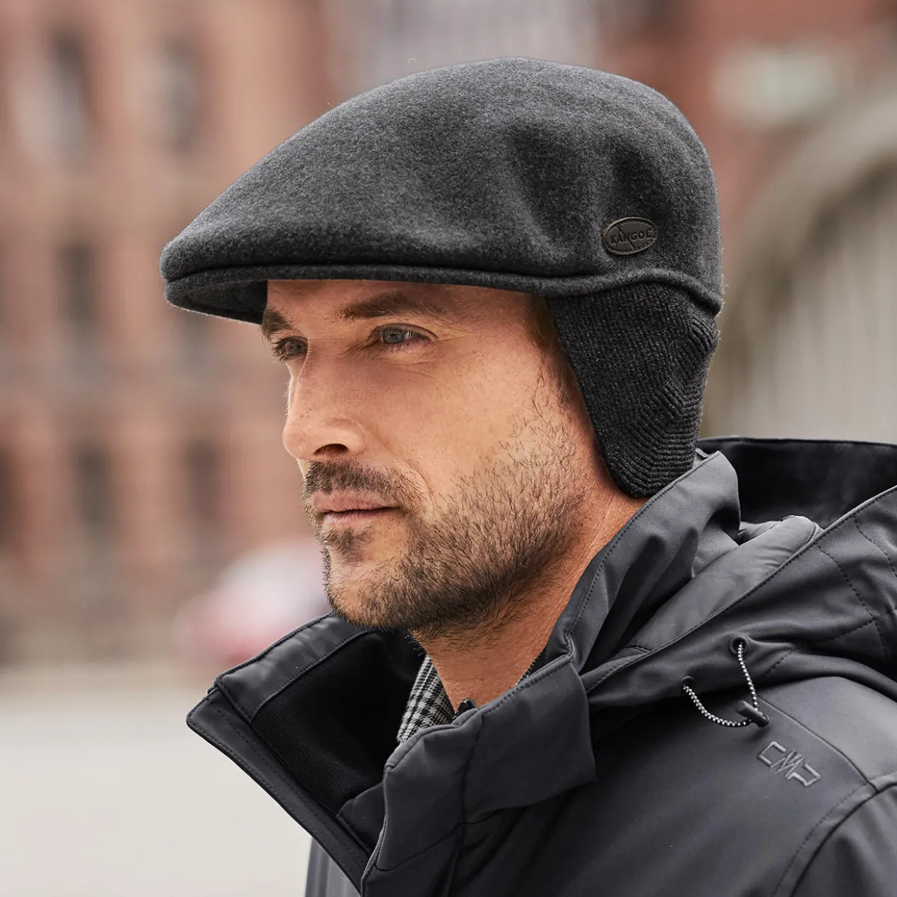 Kangol® Ohrenwärmer-Schiebermütze