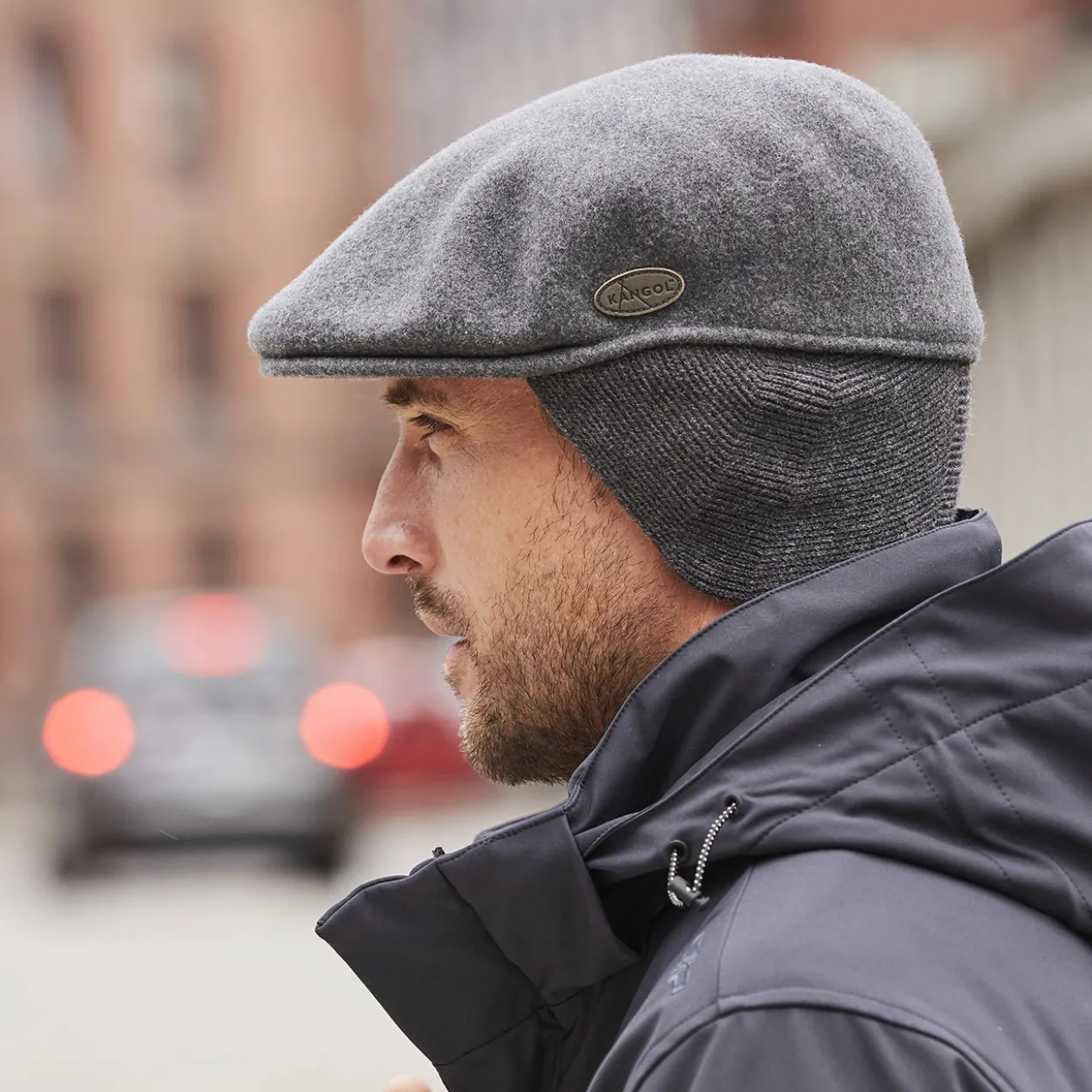 Kangol® Ohrenwärmer-Schiebermütze