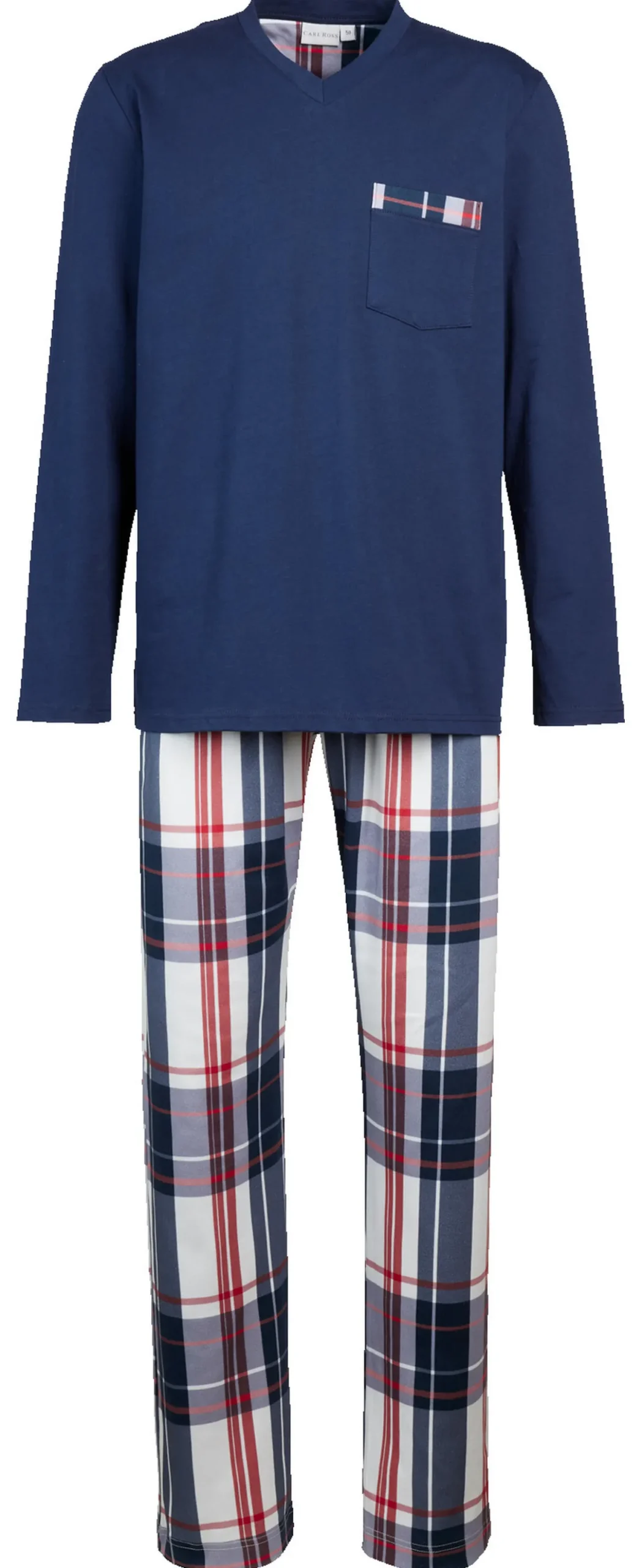 Karo-Lieblings-Pyjama lang