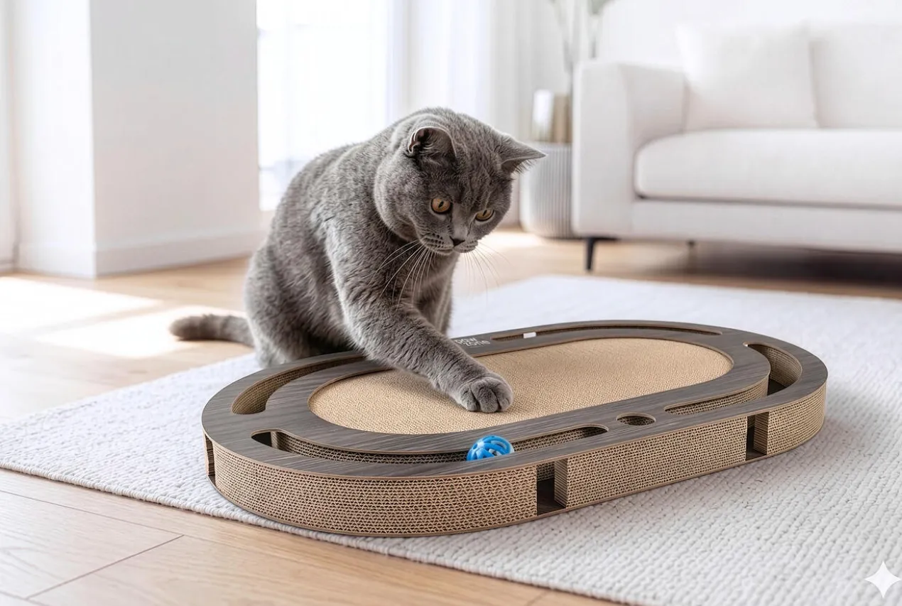 Katzen Kratz- und Spielbrett