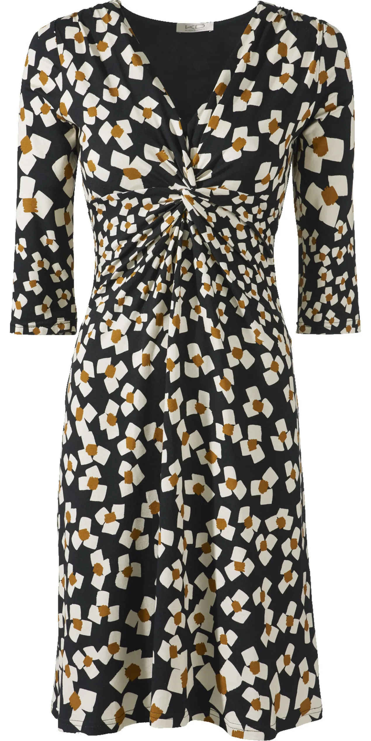 KD Jersey-Kleid Abstract Flowers