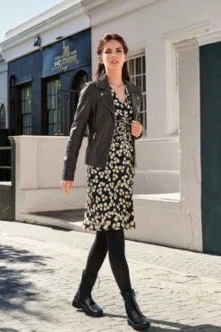 KD Jersey-Kleid Abstract Flowers