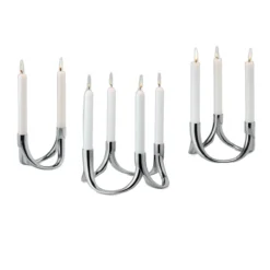 Kerzenhalter Bow, Set für 4 Kerzen