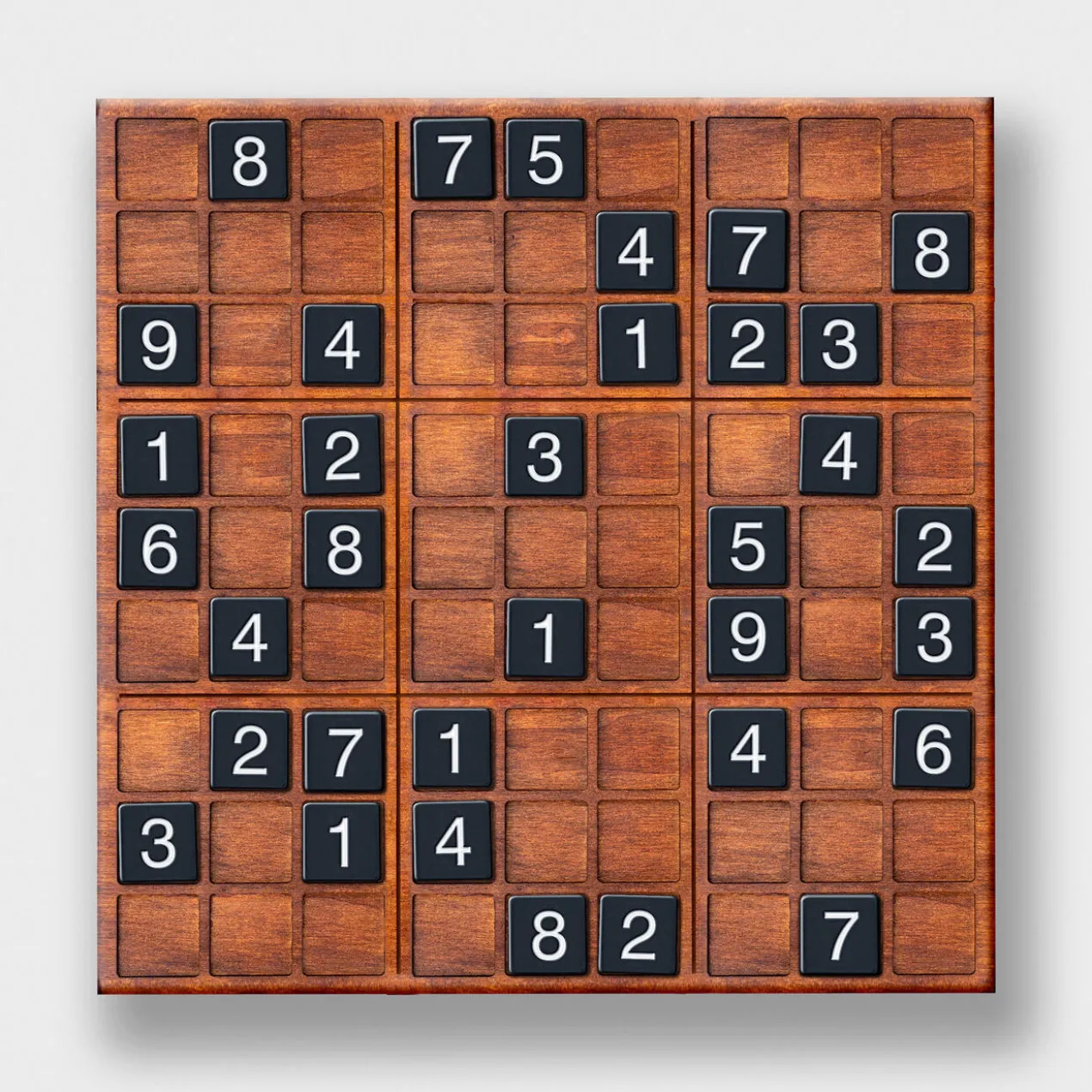 Kiefernholz-Sudoku